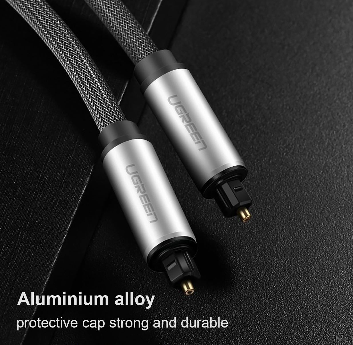 Cáp âm thanh Ugreen quang dài 3m (Toslink, Optical) 10541