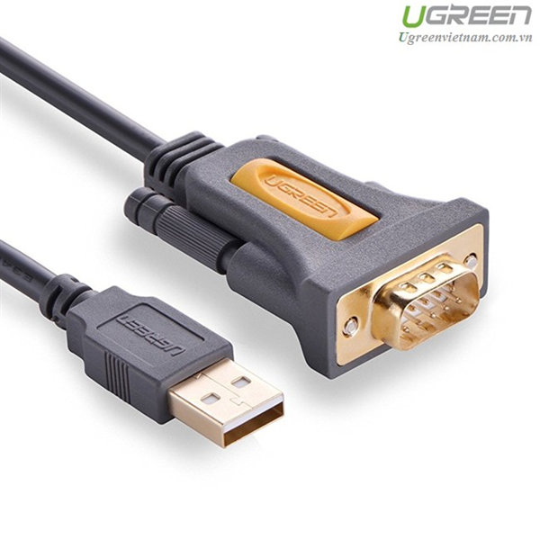 Cáp chuyển Ugreen USB to RS232 (DB9) dài 2m 20222