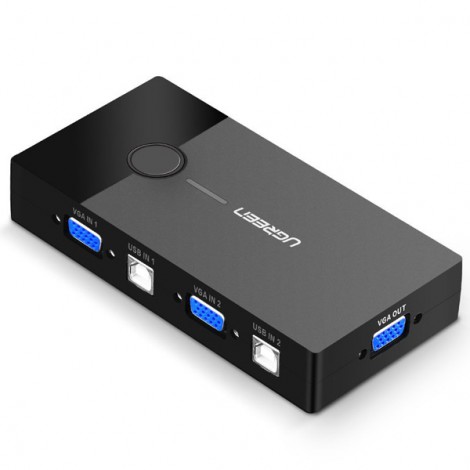 Bộ chia Ugreen VGA 2 ra 1 có KVM 30357