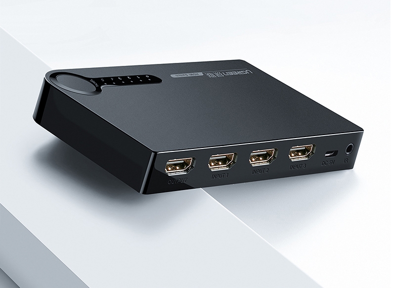 Bộ gộp Ugreen HDMI 5 ra 1 hỗ trợ 3D full HD 40205