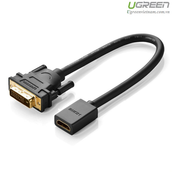 Cáp chuyển Ugreen DVI 24+1 to HDMI 20118