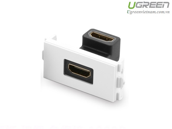 Đế HDMI Ugreen góc 90 âm tường - Socket Outlet 20318