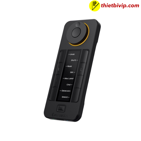 Điều Khiển Remote Xencelabs Quick Keys Không Dây Màn Hình OLED 40 Phím Tắt Và Vòng Dial
