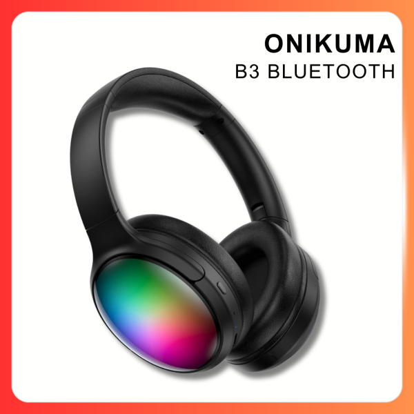 Tai Nghe Không Dây ONIKUMA B3 Bluetooth - Đen - Hàng Chính Hãng