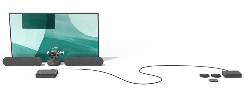 Thiết bị hội nghị truyền hình Logitech Rally plus